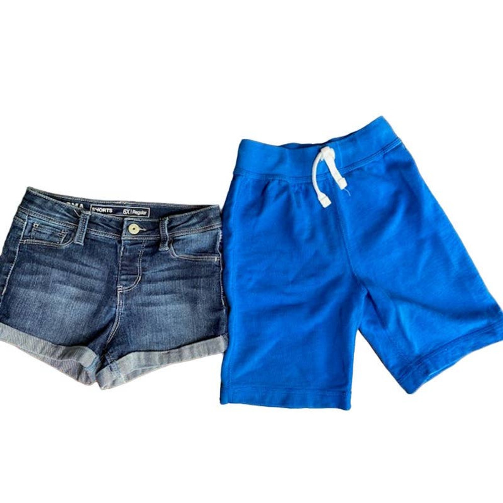 Hanna Andersson & Sonoma Girls Shorts Sz 6-7 & 6X